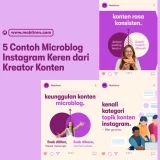 5 Contoh Microblog Instagram Keren dari Kreator Konten.
